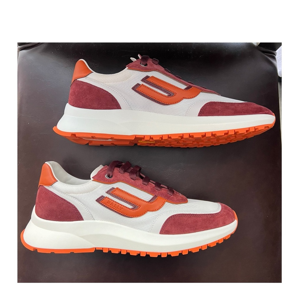❤️SOLD❤️ New! BALLY Demmy Mesh & Leather Low Top Sneakers - Picture 11 of 16